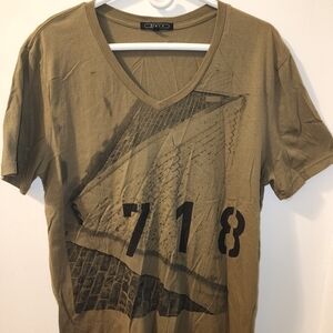 Diesel True Vintage Olive Graphic Tee
